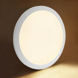 Long Life Lamps Company 24W Recessed Ceiling Led Round Panel 3500K Warm White - thumbnail 3