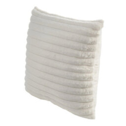 Thehotsale Cozy Soft Plush Throw Pillow Cushion Covers Pillowcase Stripe Design Without Insert White 45Cm W X 45Cm D - thumbnail 5