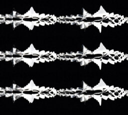 Premier Decorations Limited 3 X Foil Christmas Garland Ceiling Decoration Premier Silver & White Garland 2.7M