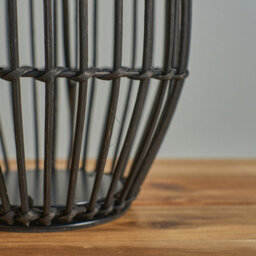 Valuelights Hollins Contemporary Matt Black Rattan Cylinder Table Lamp Base - thumbnail 4