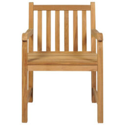 Berkfield 7 Piece Garden Dining Set Solid Teak Wood - thumbnail 5