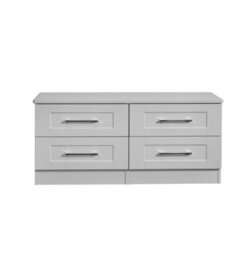 Ripon 4 Drawer Bed Box In Grey Ash (Ready Assembled) - thumbnail 1