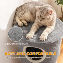 Pawhut Cat House For Indoor Kittens, Cat Condo W/ Removable Washable Cover - thumbnail 8