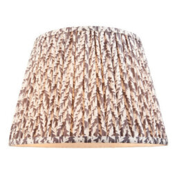 Luminosa Lighting Luminosa Borello Ivory Crackle Glaze Table Lamp With Pearl Grey Fabric Leaf Shade 35Cm B22 - thumbnail 7