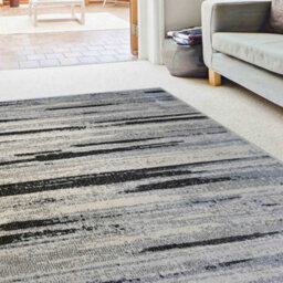 Melrose Chateau Soft Watercolour Grey X-Large Indoor Short Pile Rug 200/290Cm - thumbnail 1