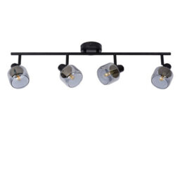 Lucide Bjorn 4 Light Spotlight Bar Black - thumbnail 3