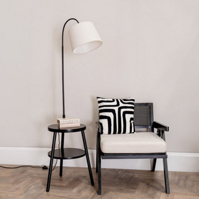 Valuelights Orion Black Metal Father And Son Reading Floor Lamp Mother And Child Adjustable Light - image 1
