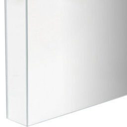 Beliani Console Table Silver Glass 100 X 35 Cm With 2 Drawers And Crystal Knobs Modern Glam - thumbnail 6