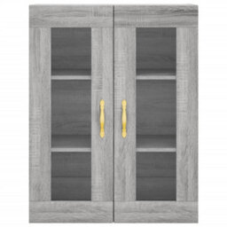 Berkfield Highboard Grey Sonoma 69.5X34X180 Cm Engineered Wood - thumbnail 6