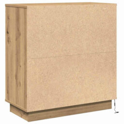 Berkfield Bedside Cabinet With Led Artisan Oak 71X34,5X75 Cm Engineered Wood - thumbnail 6