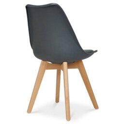 Bravich Rocco Tulip Dining Chair - Grey - Set Of 2 - thumbnail 7