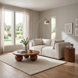 Furniturebox Uk Drift Cream Boucle Fabric 2 Seater Modular Sofa - thumbnail 5