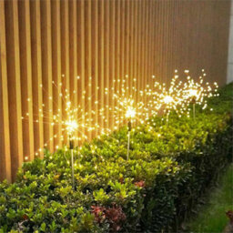 90 Led Solar Garden Starburst Stake String Lights Outdoor Path Lamps - thumbnail 1