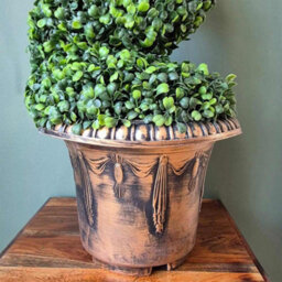4Ft Artificial Spiral Boxwood Topiary Tree 120Cm In Decorative Pot - thumbnail 6