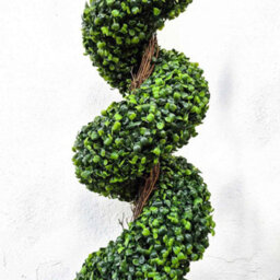 4Ft Artificial Spiral Boxwood Topiary Tree 120Cm In Decorative Pot - thumbnail 5