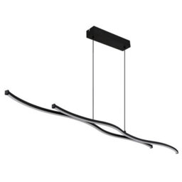 Luminosa Lighting Luminosa Boyd 110Cm Pendant Ceiling Light Matt Black 2X Led 3000K - thumbnail 2