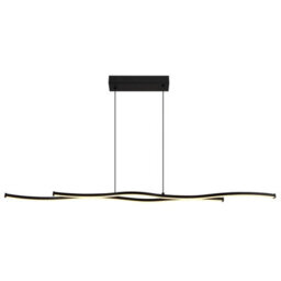 Luminosa Lighting Luminosa Boyd 110Cm Pendant Ceiling Light Matt Black 2X Led 3000K - thumbnail 3