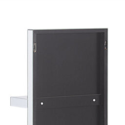 Beliani Wall Shelf Gaona Mirrored Silver - thumbnail 7