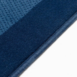 Bravich Hard Wearing Hessian Backed Stair Runner Kitchen Mat - Texas Navy Border - 60X180Cm (2'x6') - thumbnail 5