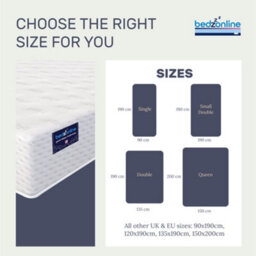 Bedz Online Bedzonline 5-Zone Orthopaedic Mattress, Motion Isolation Reflex Foam, Medium-Firm, 3Ft Single (90X190Cm) - thumbnail 2
