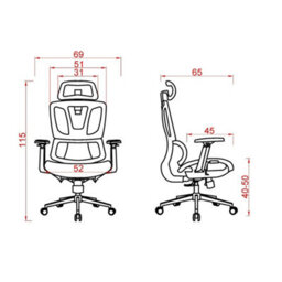 Full Mesh Office Chair Desk Chair Computer Chair Ergonomic - thumbnail 2