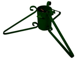 "Garden Pride Standard Christmas Tree Stand - Green - 3"" Diameter" - thumbnail 2