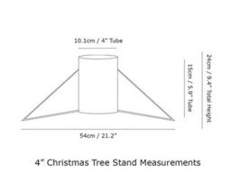 "Garden Pride Standard Christmas Tree Stand - Green - 3"" Diameter" - thumbnail 6