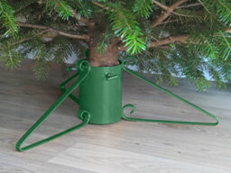 "Garden Pride Standard Christmas Tree Stand - Green - 3"" Diameter"