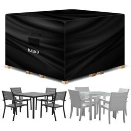 Futura 420D Square 200X200X90Cm Waterproof Garden Furniture Cover, Outdoor Patio Weatherproof Rattan Sofa Shield
