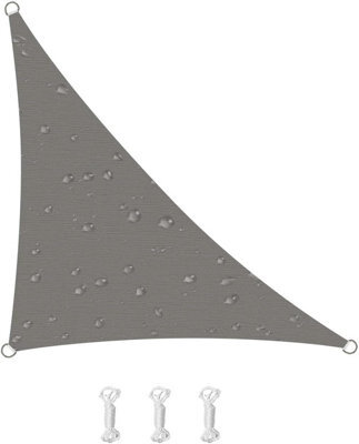 Grey 3X3X4.3M Oxford Shade Sail - image 1