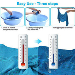 Structure Fitness Instant Cooling Sports Towel Pink For Gym Fitness And Outdoor Use - thumbnail 6