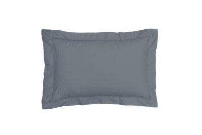 Smart Living Elegant 100% Cotton Oxford Pillowcases - Charcoal