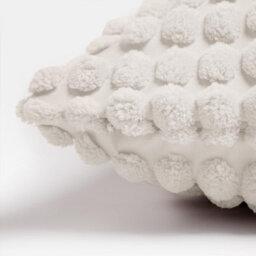 OHS 4 Pack Bobble Filled Cushion Cover , Cream - 45 X 45Cm - thumbnail 5