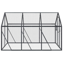 Vidaxl Aviary Anthracite 1.79X3X1.85 M Aluminium - thumbnail 4