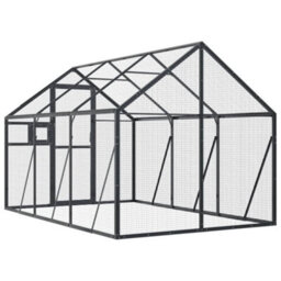 Vidaxl Aviary Anthracite 1.79X3X1.85 M Aluminium - thumbnail 5