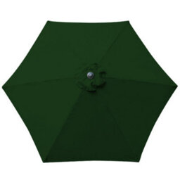 Sundaze Green 2.5M Round Garden Parasol Umbrella Patio Crank Tilt W/ Base & Cover - thumbnail 4