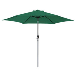 Sundaze Green 2.5M Round Garden Parasol Umbrella Patio Crank Tilt W/ Base & Cover - thumbnail 2