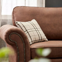 SC FURNITURE LIMITED Tan Brown Fabric 3 Seater Sofa Oldham - thumbnail 5