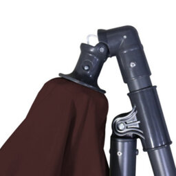 Sundaze 3M Wine Red Cantilever Banana Parasol Crank Handle Patio Garden Umbrella With Base Weights & Cover - thumbnail 6