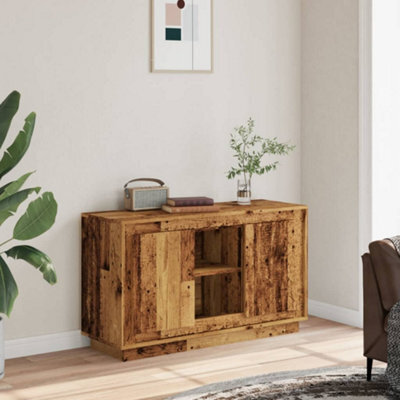 Berkfield Sideboard Old Wood 102X35X60 Cm Engineered Wood - image 1