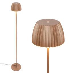 Briloner Led Floor Lamp Free Standing Warm Light Reading Usb-C 8W Dimmer 1240mm Coffee