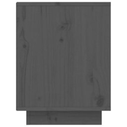 Berkfield Shoe Cabinet Grey 60X34X45 Cm Solid Wood Pine - thumbnail 6
