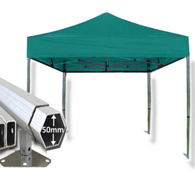 Crocodile Trading 3M X 3M Extreme 50 Commercial Instant Shelter Pop Up Gazebos Frame & Canopy - Green - image 1
