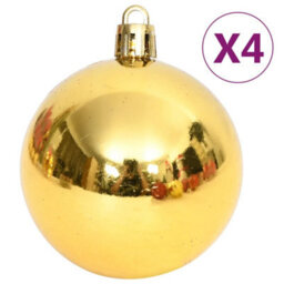 Berkfield 108 Piece Christmas Bauble Set Gold And Red - thumbnail 4
