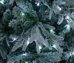 Garden Store Direct Lapland Snow Covered Pre-Lit Christmas Tree 4Ft Ice White Leds - thumbnail 7