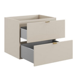 Heze Furniture Dalia Bathroom Cabinet 100Cm With Countertop Basin In Cashmere & Cremona Oak - thumbnail 5