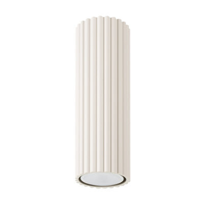 Luminosa Lighting Luminosa Karbon Minimalist Surface Mounted Ceiling Lamp 20 Beige - image 1