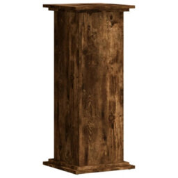 Walplus Plant Stand Smoked Oak 33X33X80 Cm Engineered Wood - thumbnail 2