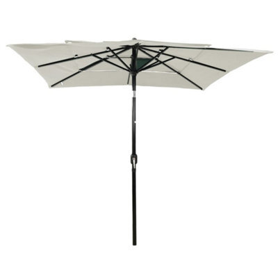 Berkfield Harmful 3-Tier Parasol With Aluminium Pole Sand 2.5X2.5 M - image 1