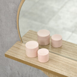 Kleankin Round Mirror For Wall Makeup Mirror With Shelf Natural Wood Effect - thumbnail 8